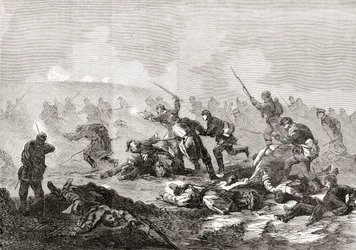 The Taking of the Grivitsa Redoubt by the Russians during the Third Battle of Grivitsa, Bulgaria